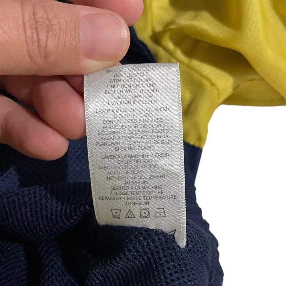 4/$25 - iExtreme Vintage Yellow & Navy Windbreaker‎ Jacket - Size 18 months